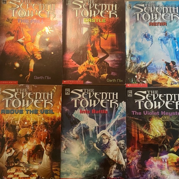 🎉2/$30 Set of 6 Seventh Tower Books 1-6 Series YA Medieval Fantasy Teen Books - Picture 2 of 8